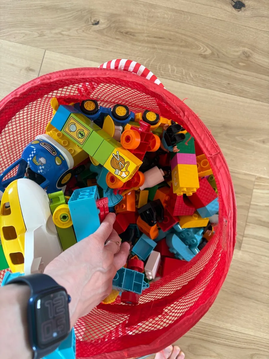 Full basket of LEGO DUPLO - Image 3