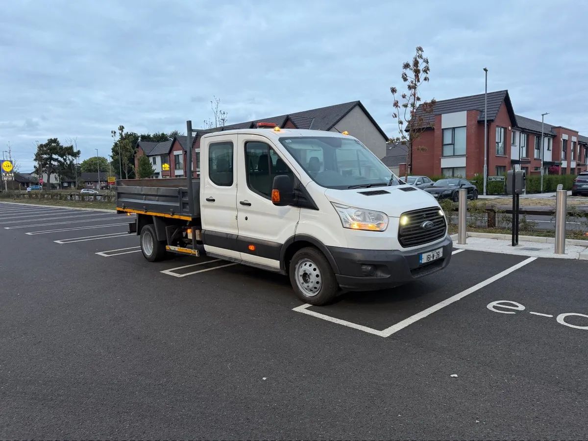 TIPPER CREW CAB FORD TRANSIT NEW DOE - Image 1