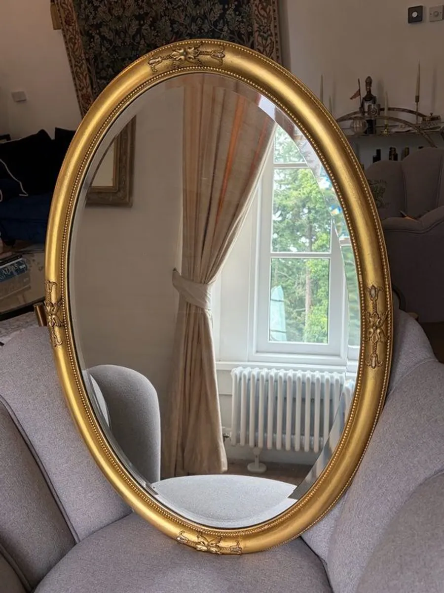Vintage Oval Mirror
