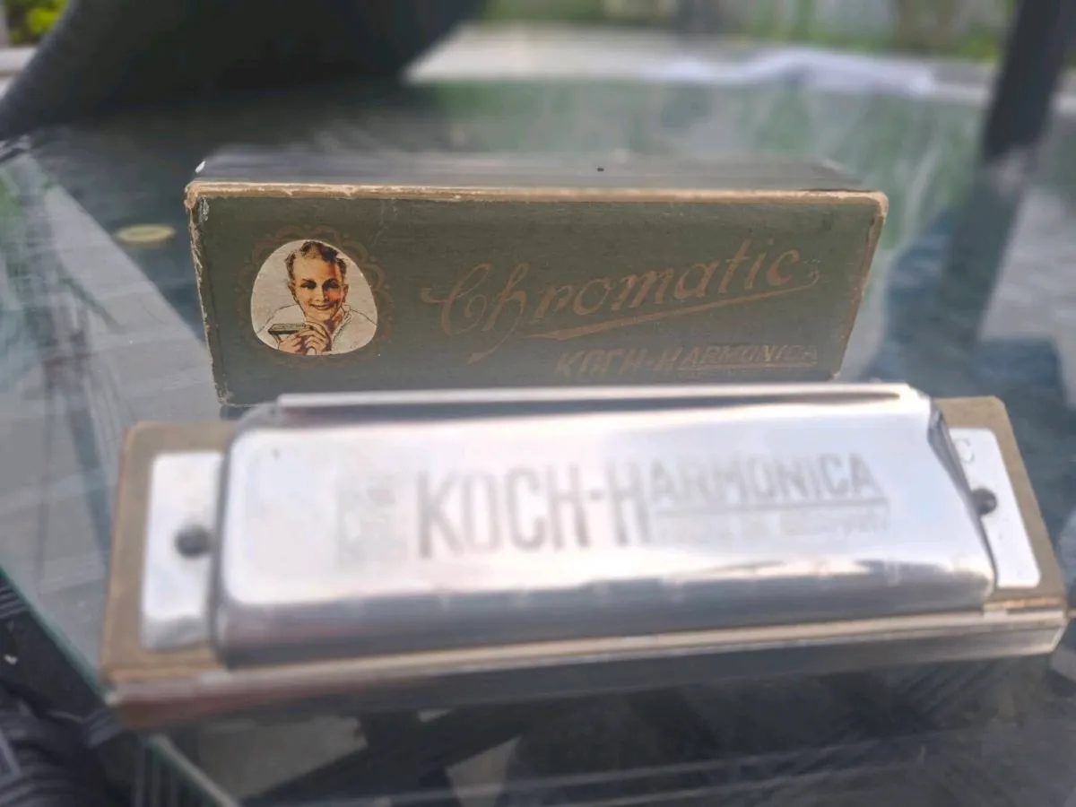 Vintage 1930's Koch Chromatic Harmonica - Image 1