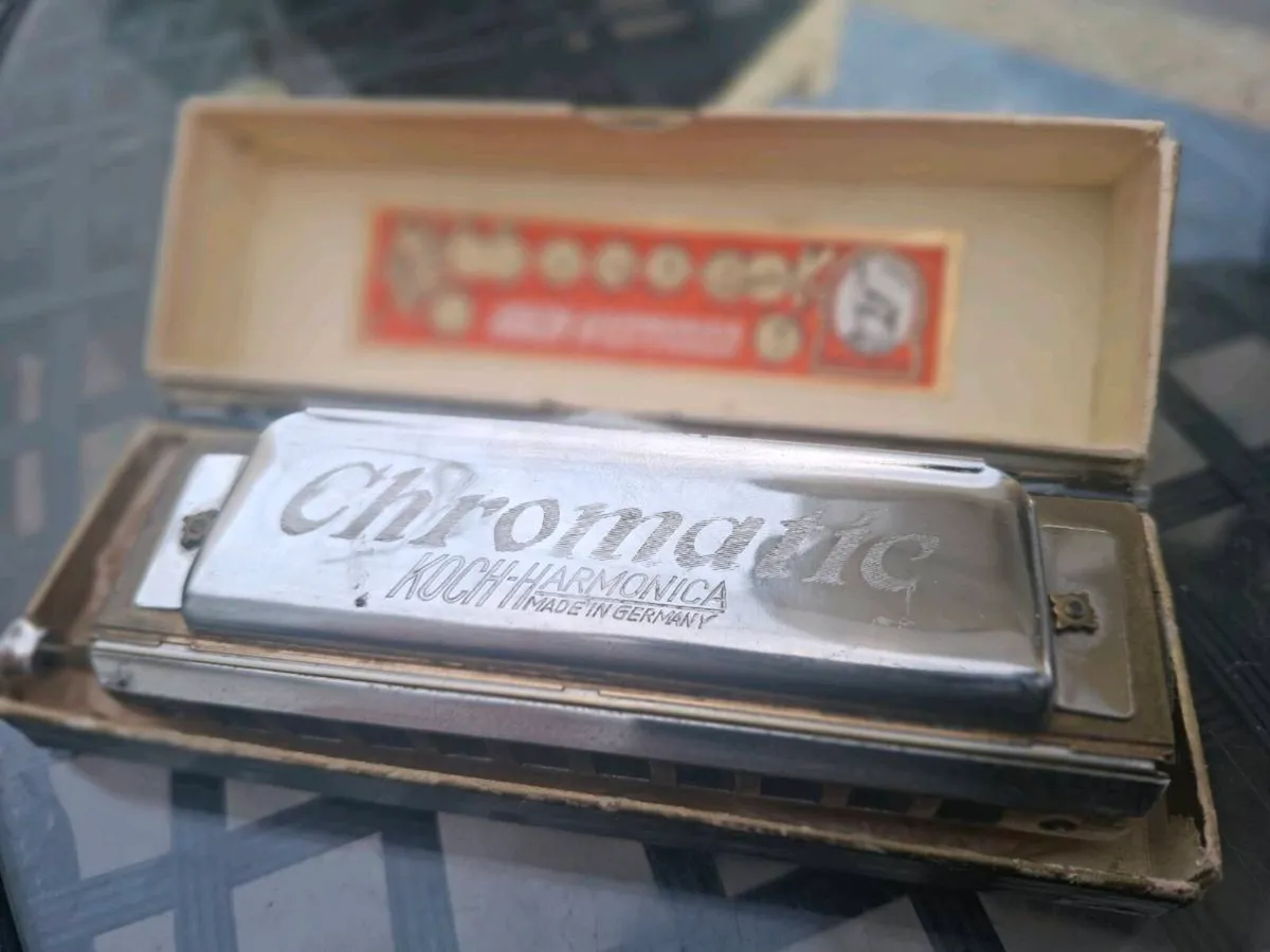 Vintage 1930's Koch Chromatic Harmonica - Image 3