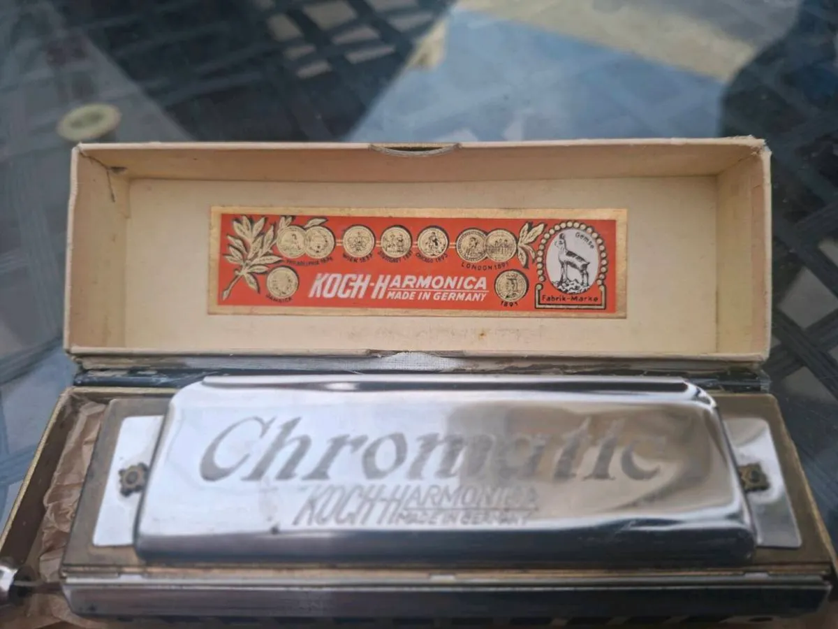 Vintage 1930's Koch Chromatic Harmonica - Image 4