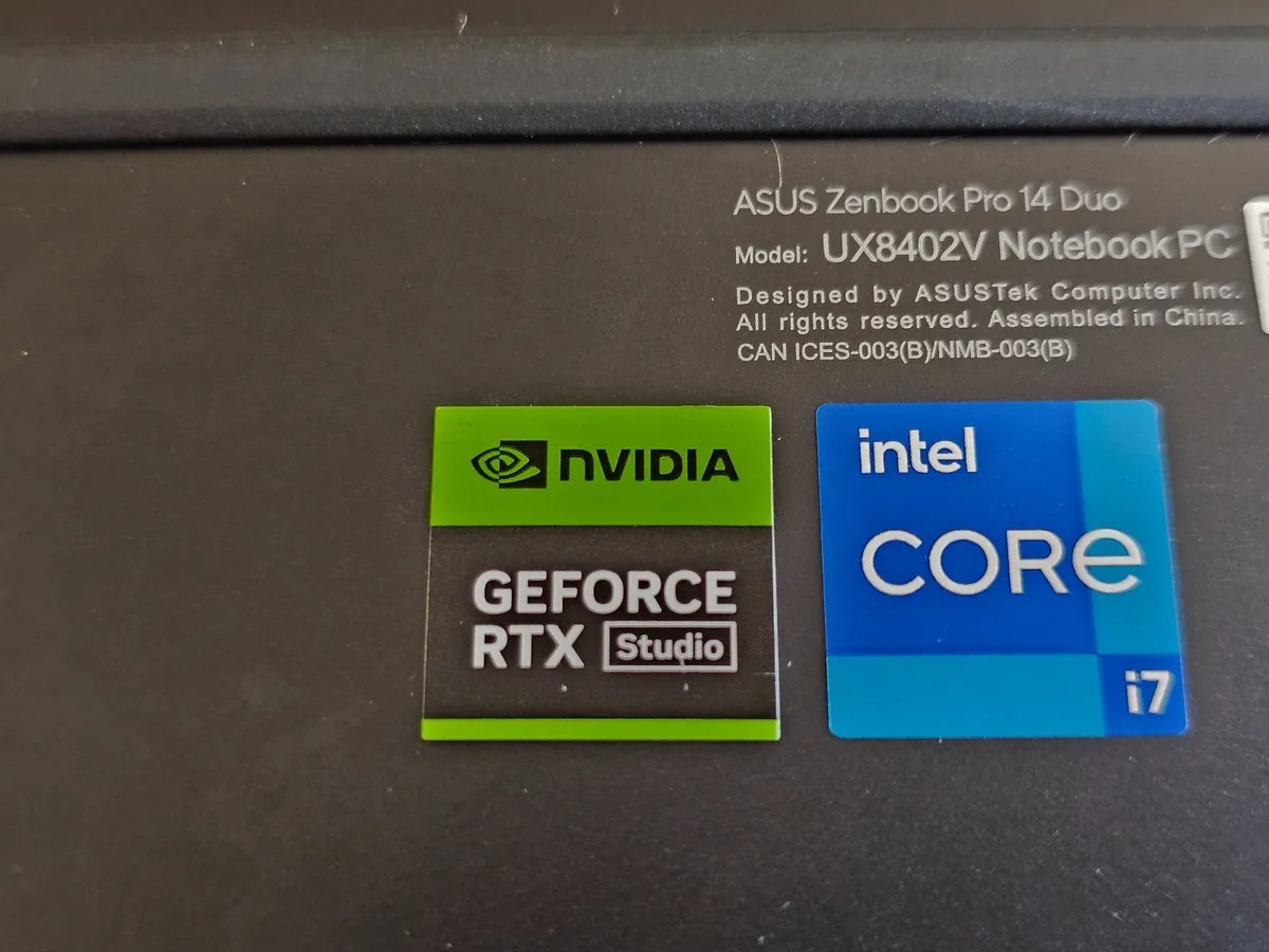 Asus Zenbook Pro Duo 14 i7-13700h RTX 4050 - Image 3