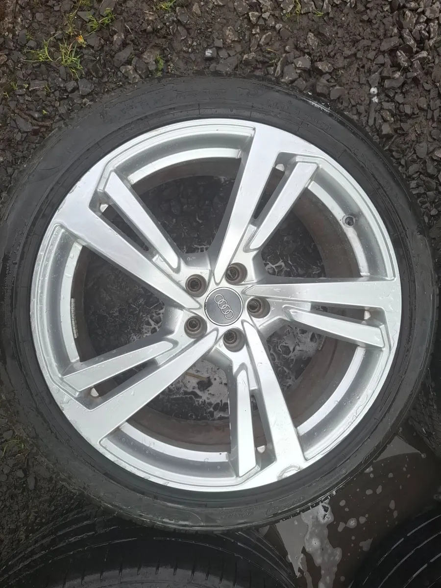 20" Genuine Audi S Line Alloys with tyres - Image 1