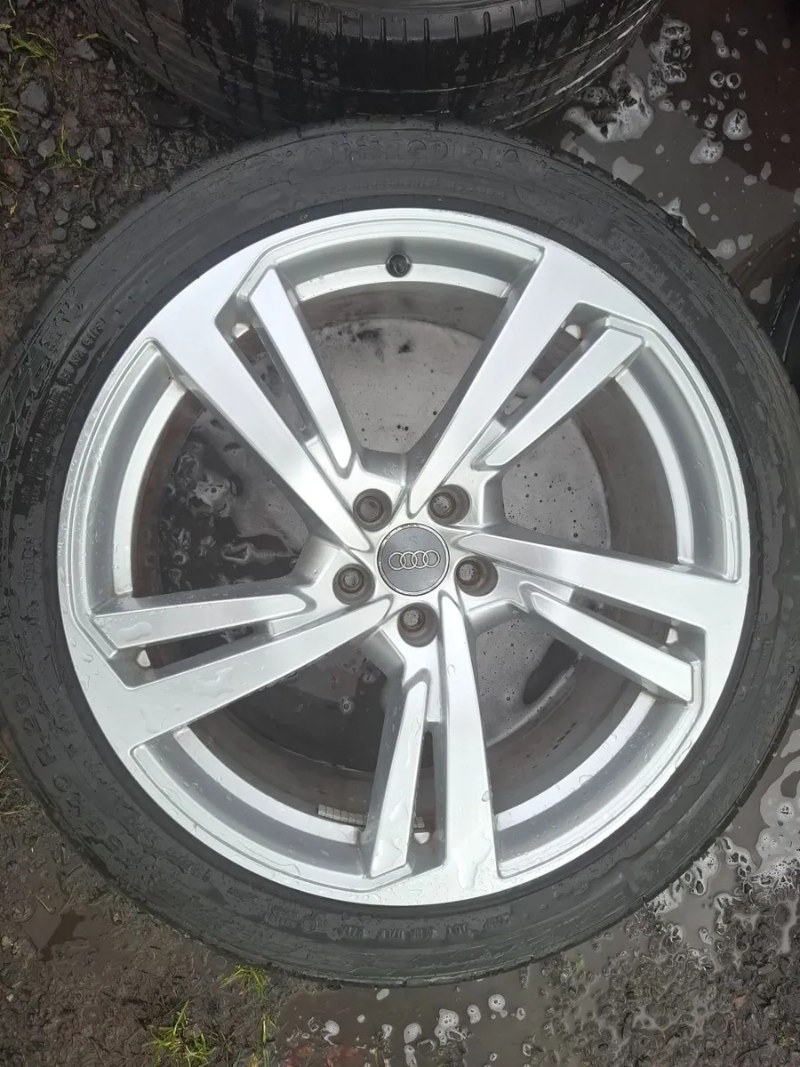 20" Genuine Audi S Line Alloys with tyres - Image 2