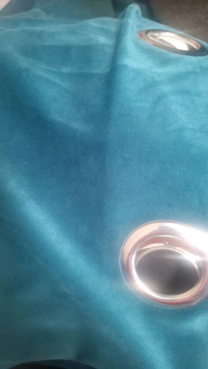 Turquoise Curtains - Image 4