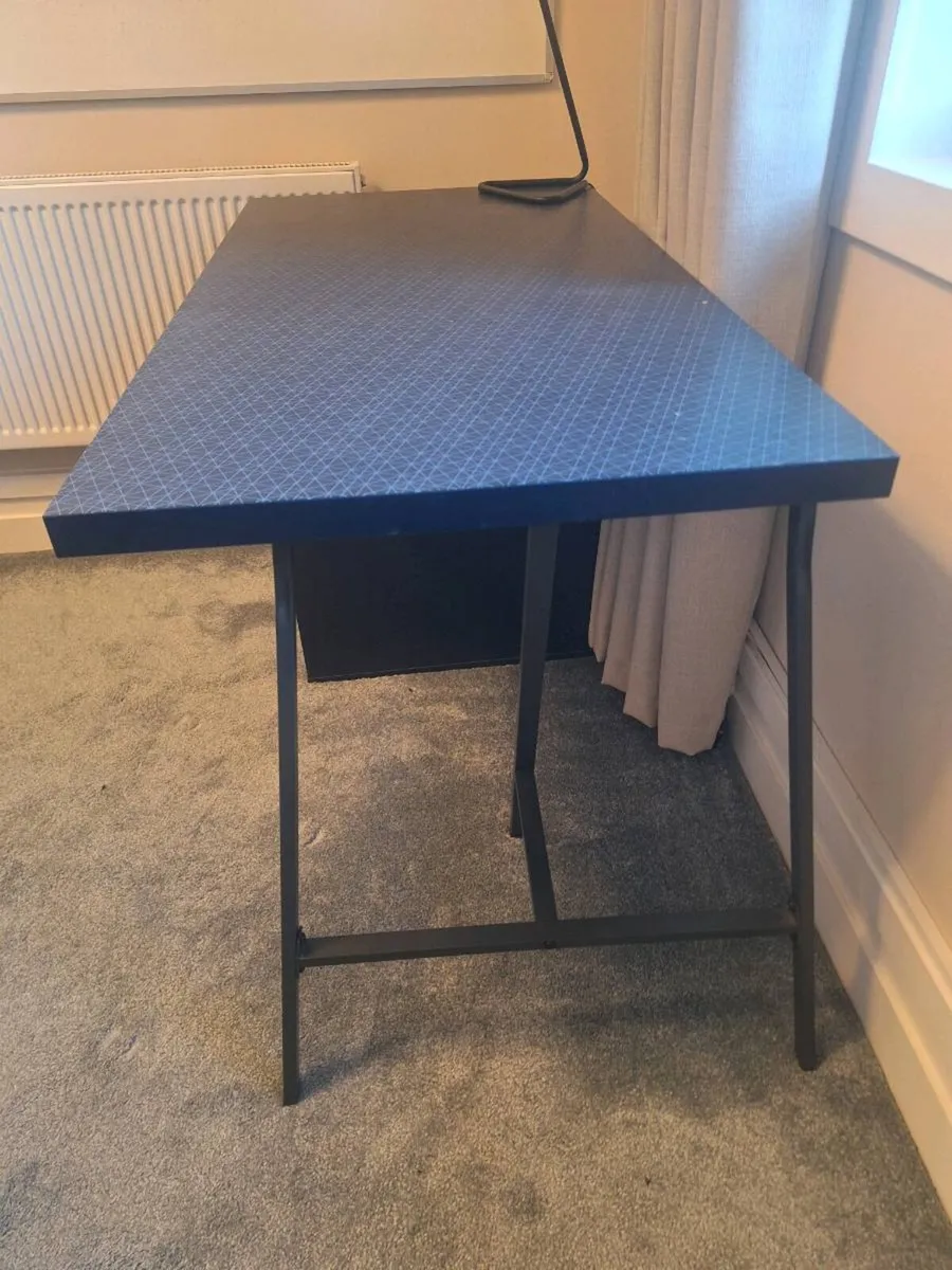 Desk,  drawers, chair, wall mounted white board - Image 2