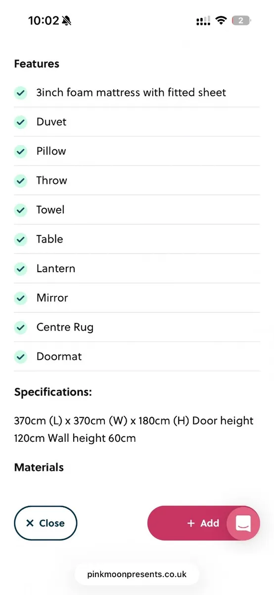 EP 2026 TICKET AND GLAMPING PACKAGE FOR 2 FOR SALE - Image 3