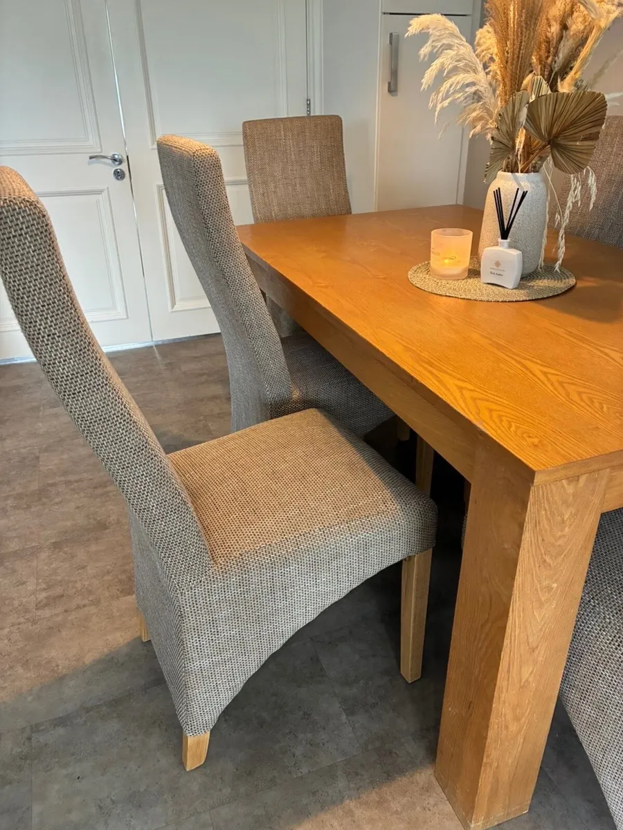 Kitchen Table and Chairs (6) - Image 1