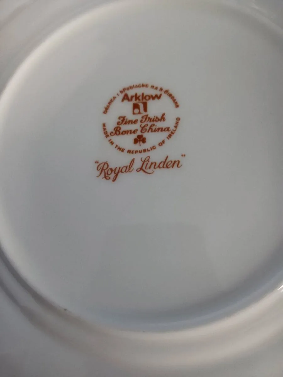 21 Piece  ARKLOW  " Royal Linden " Tea Set. - Image 3