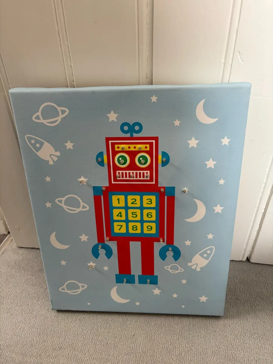 Boxed Illuminated Canvas - Robot - Image 2