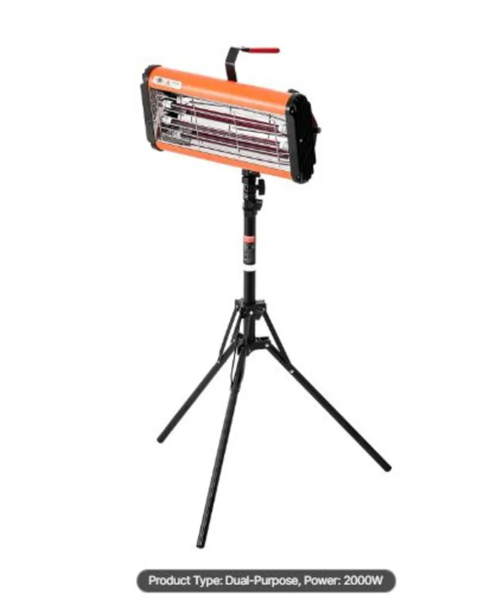 Infrared Curing Lamp, Handheld/Stand Dual Use, - Image 4