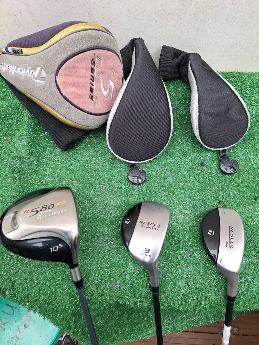 Taylormade golf clubs, full set - Image 3