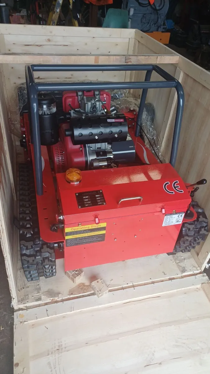 Remote controlled tracked flail mower - Image 1