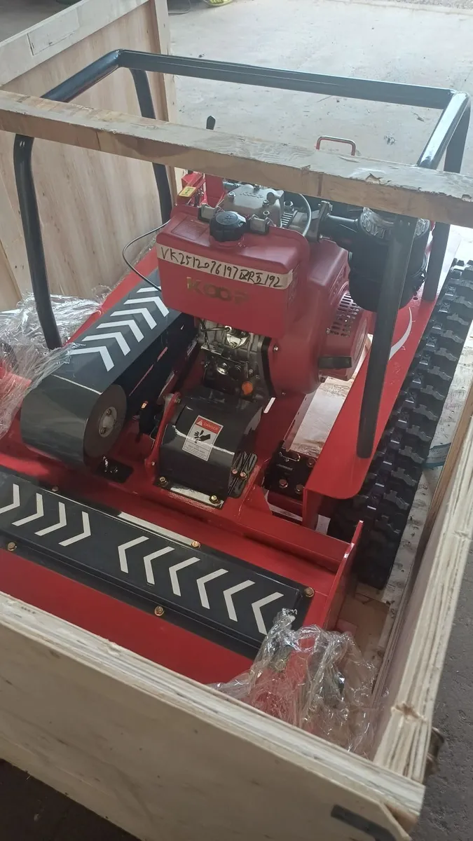 Remote controlled tracked flail mower - Image 2