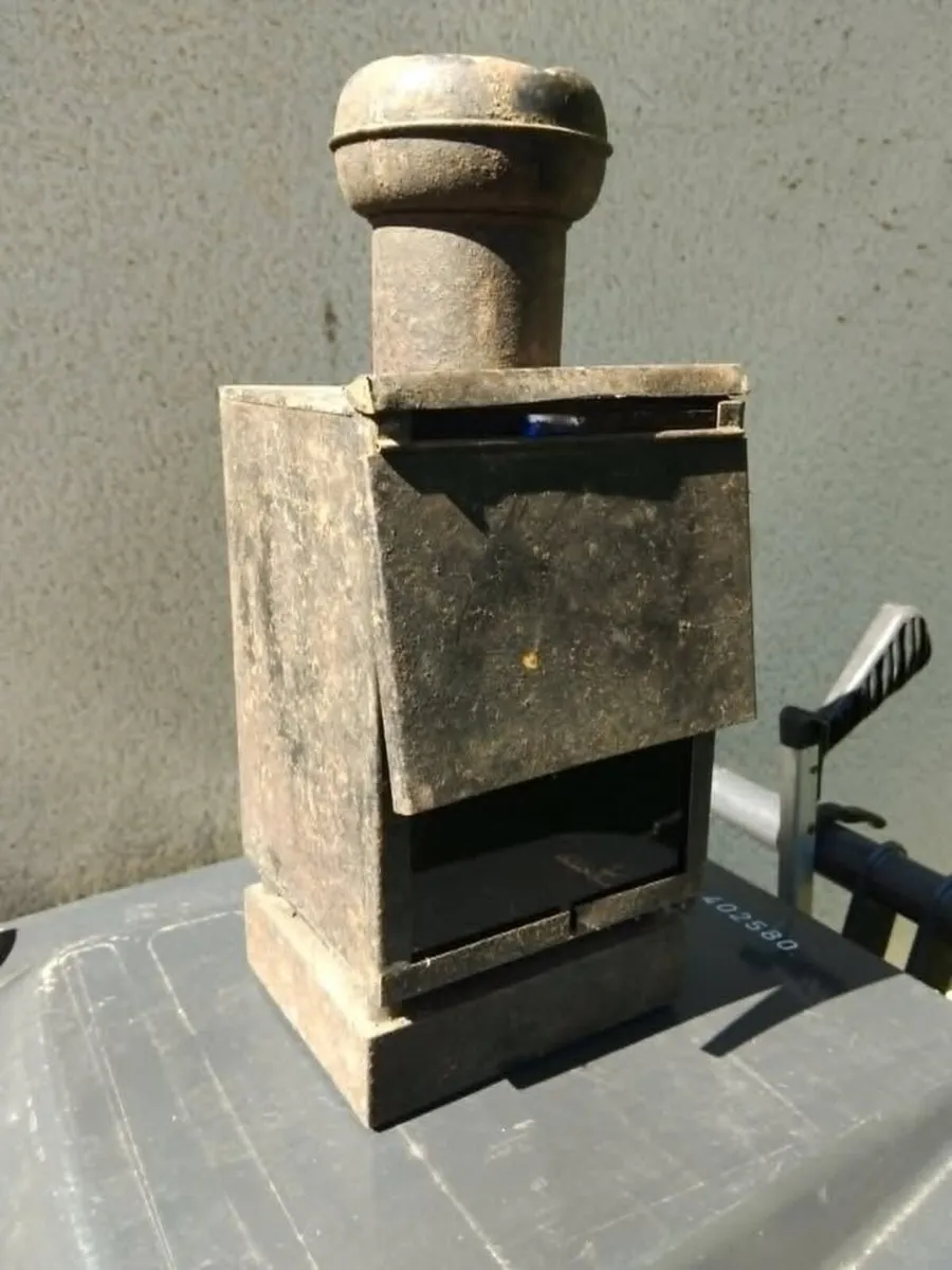 Vintage Darkroom Safelight Lamp - Candle Lantern - Image 1