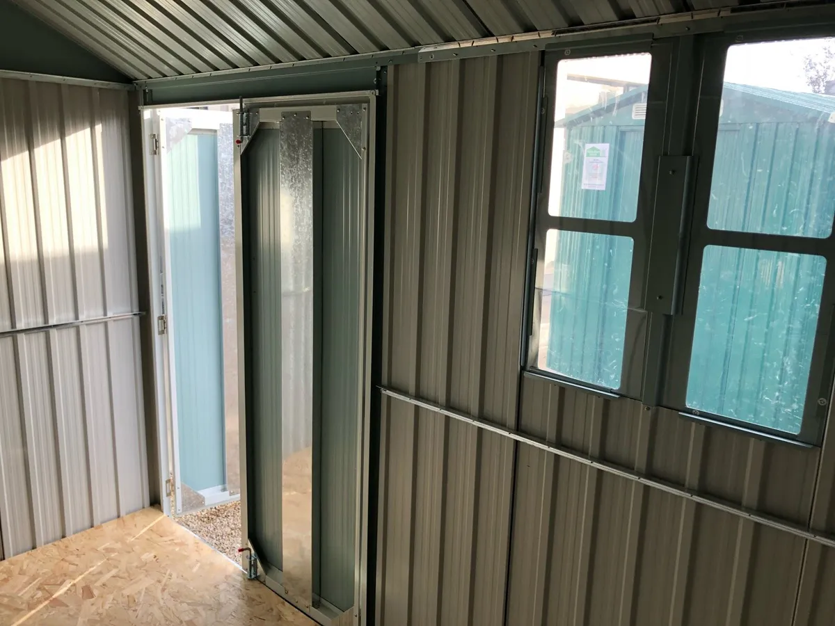 Cottage Style Steel Garden Shed - Image 2