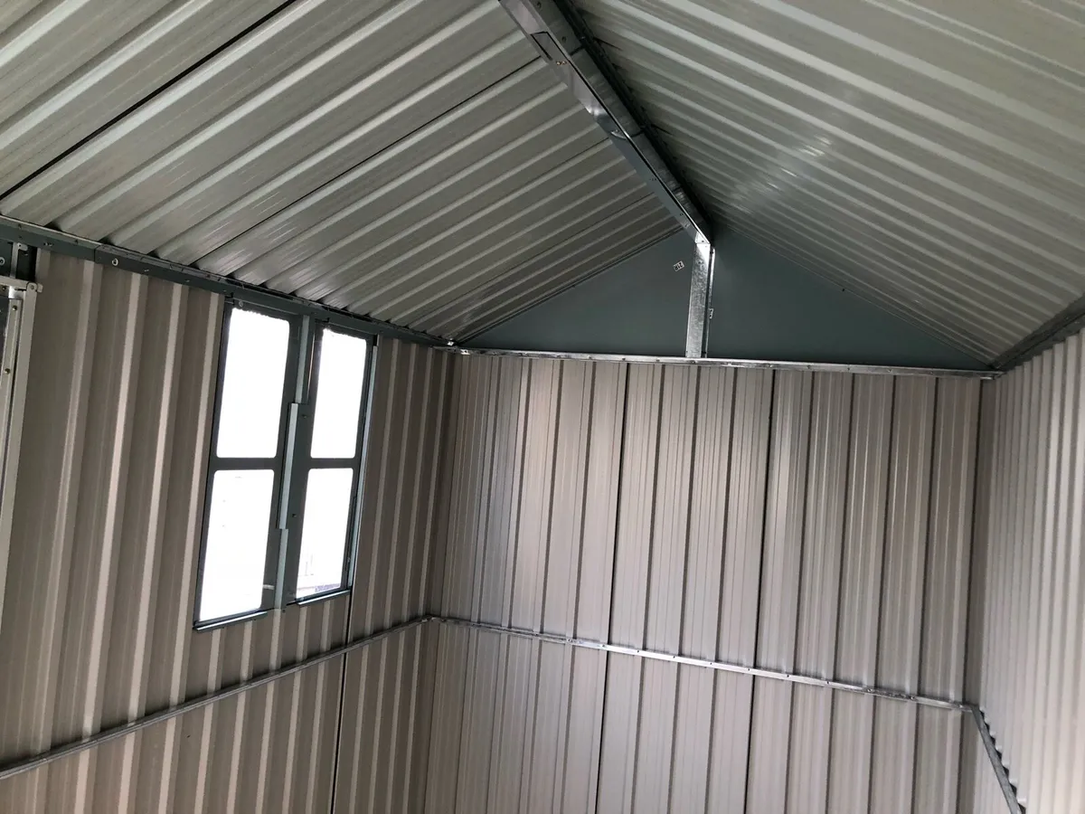 Cottage Style Steel Garden Shed - Image 3