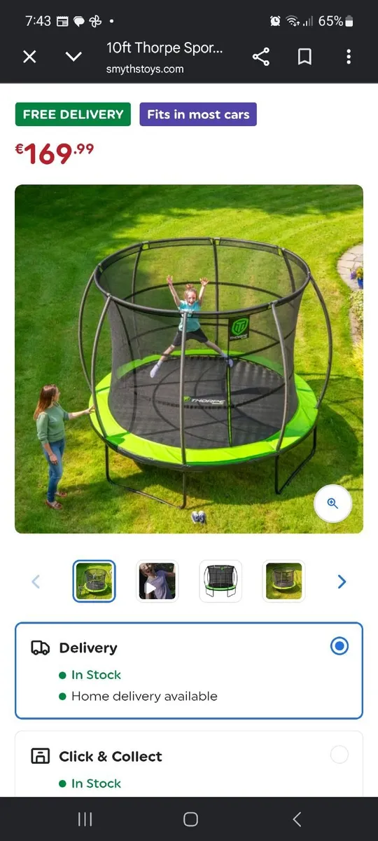 BRAND NEW 10ft Tramoline
