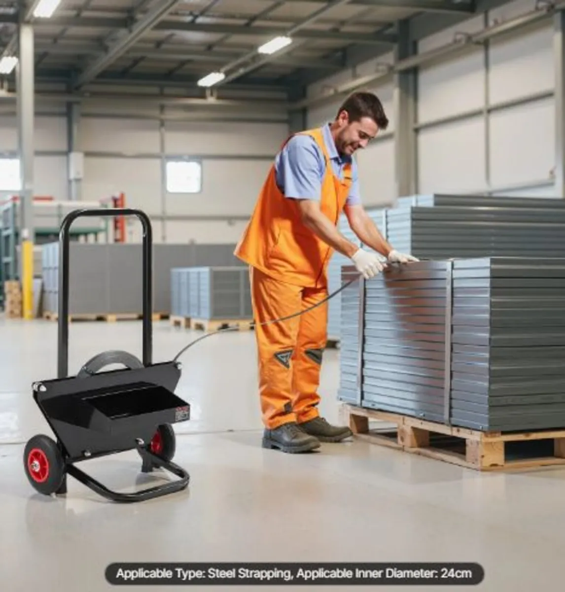 Banding Strapping Cart, Fit for Steel Strapping - Image 4