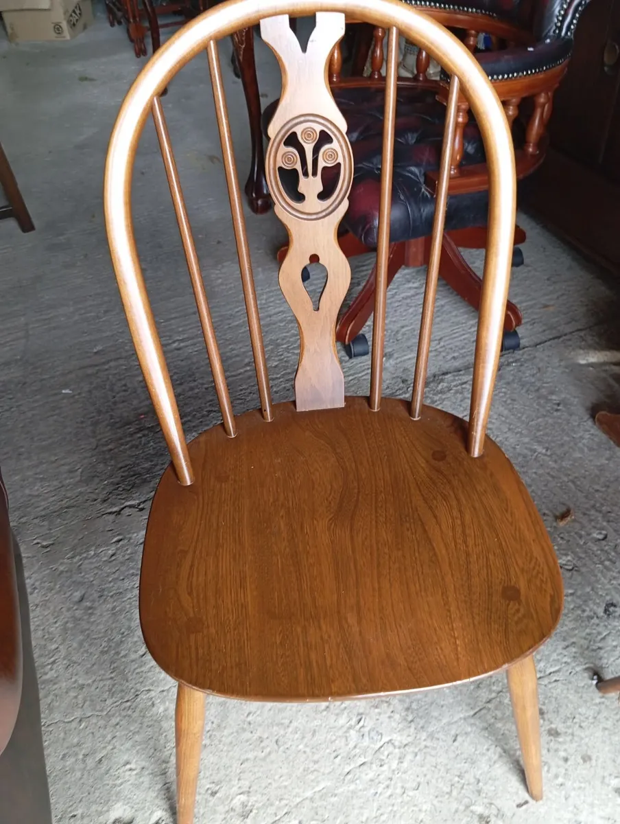 Ercol dining chairs x2 - Image 2