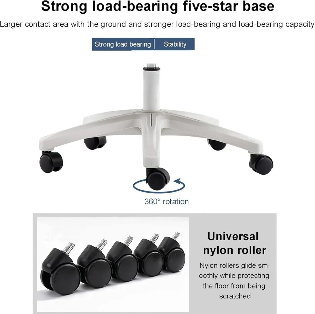 Ergonomic Office Chair Adjustable Swivel Chair - Image 3