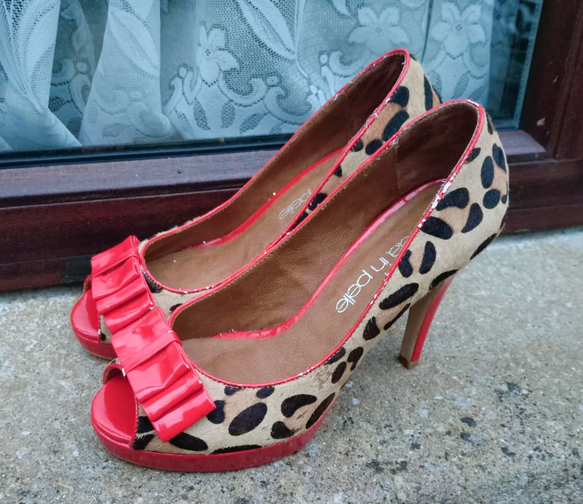 Ladies Moda In Pelle High Heel Shoes (used). - Image 1