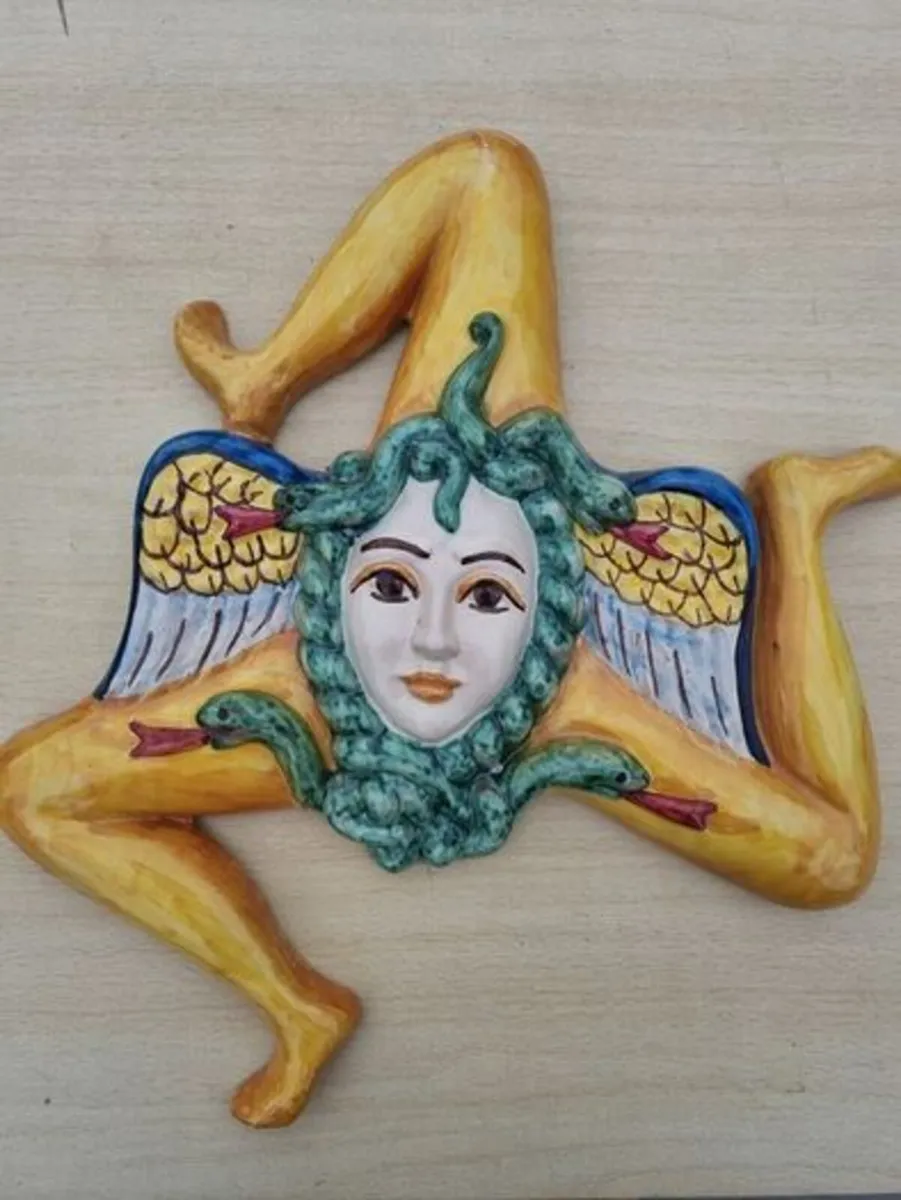 The Trinacria, a traditional, iconic symbol of Sic - Image 1