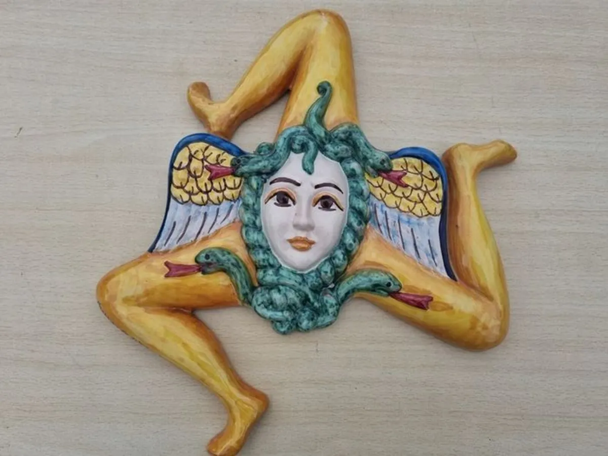 The Trinacria, a traditional, iconic symbol of Sic - Image 3