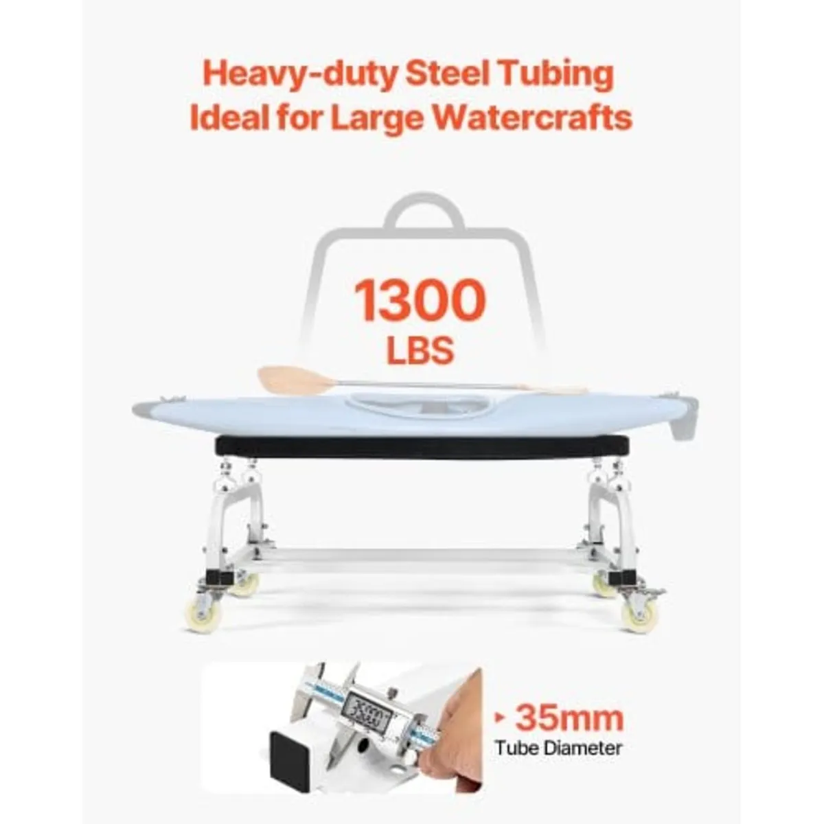 Watercraft PWC Dolly, 1300 lbs Load Capacity, Jet - Image 3