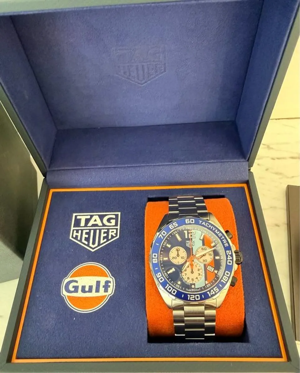Tag Heuer F1 Chronograph Limited Edition Gulf - Image 3