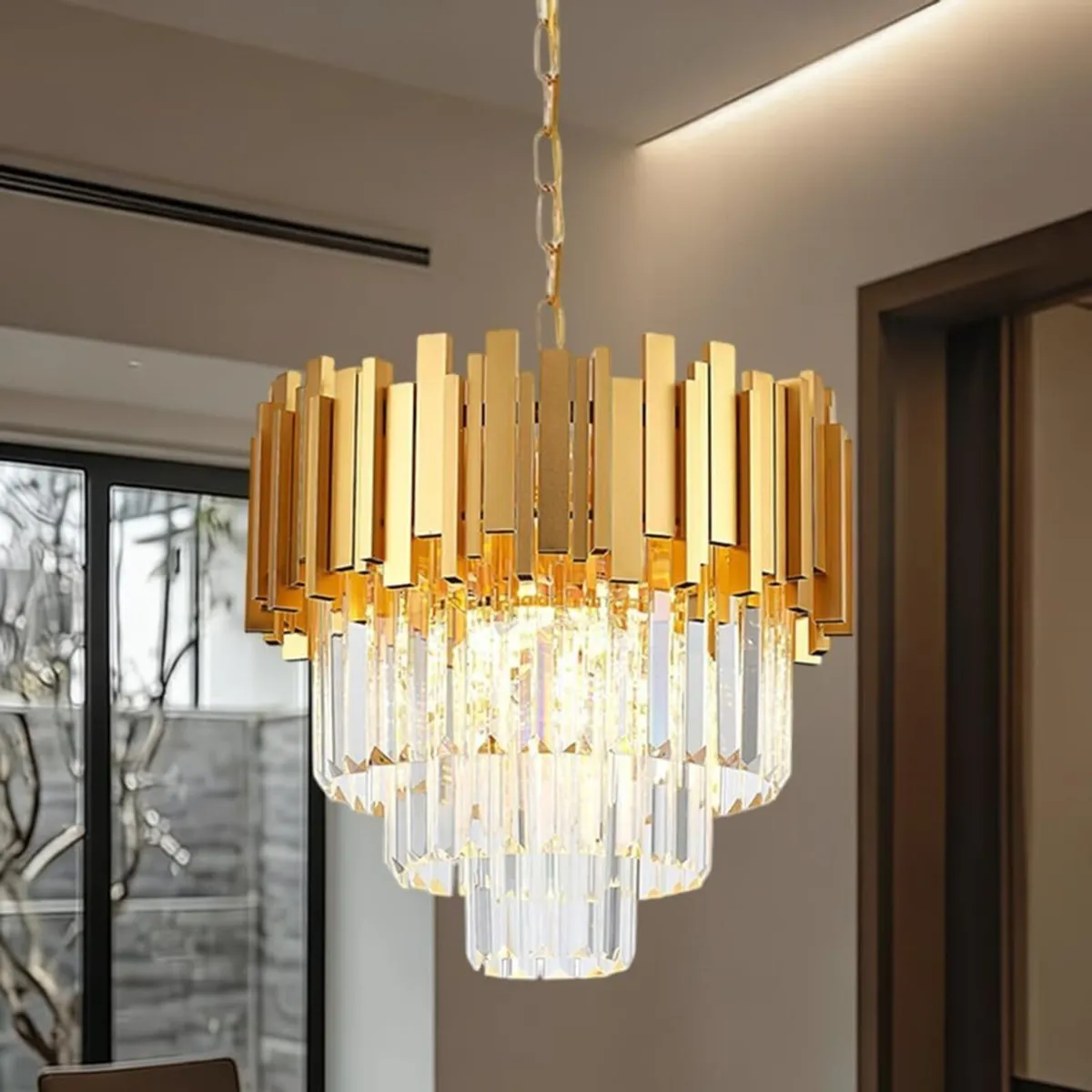 Crystal Chandeliers Ceiling Modern Chandelier - Image 1
