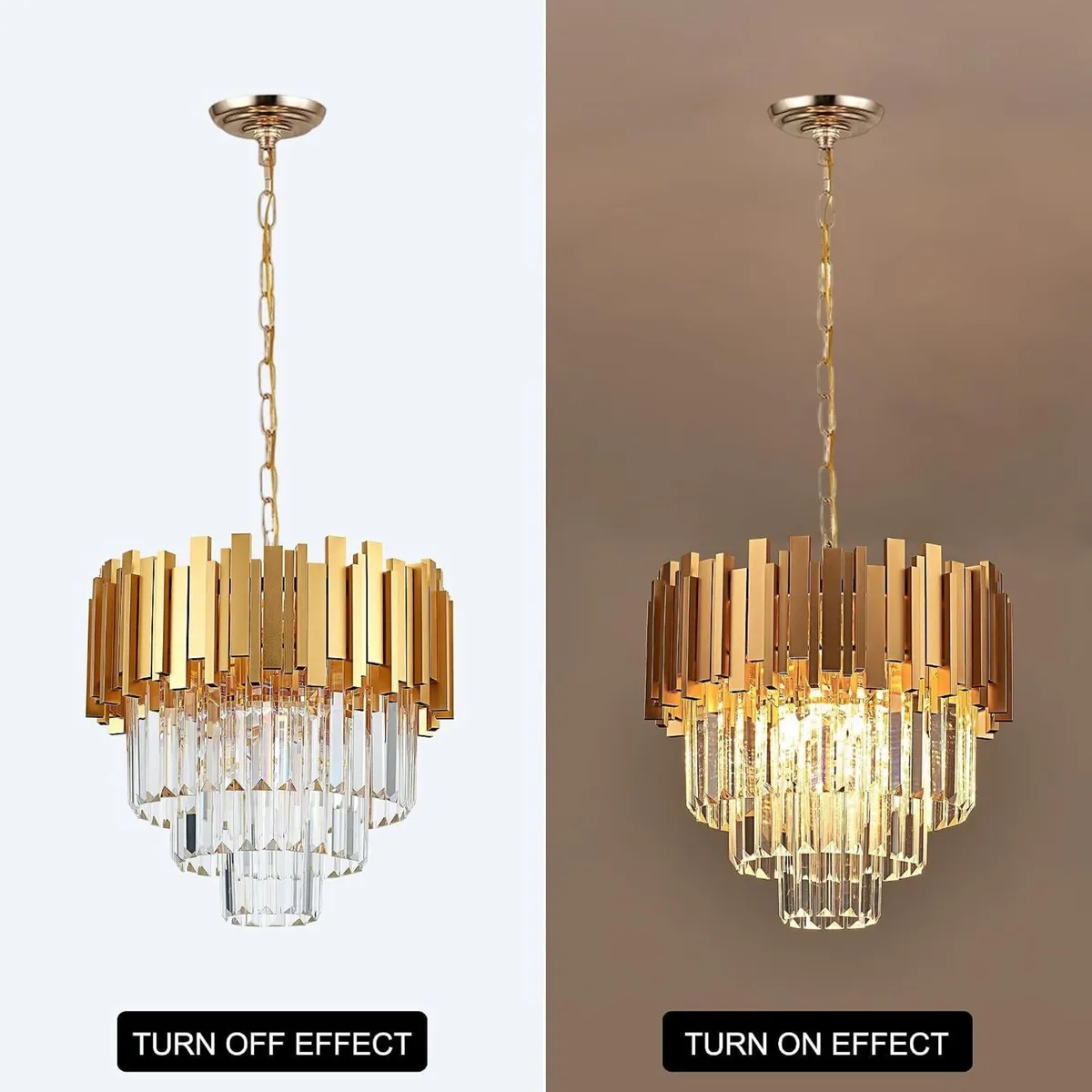 Crystal Chandeliers Ceiling Modern Chandelier - Image 3