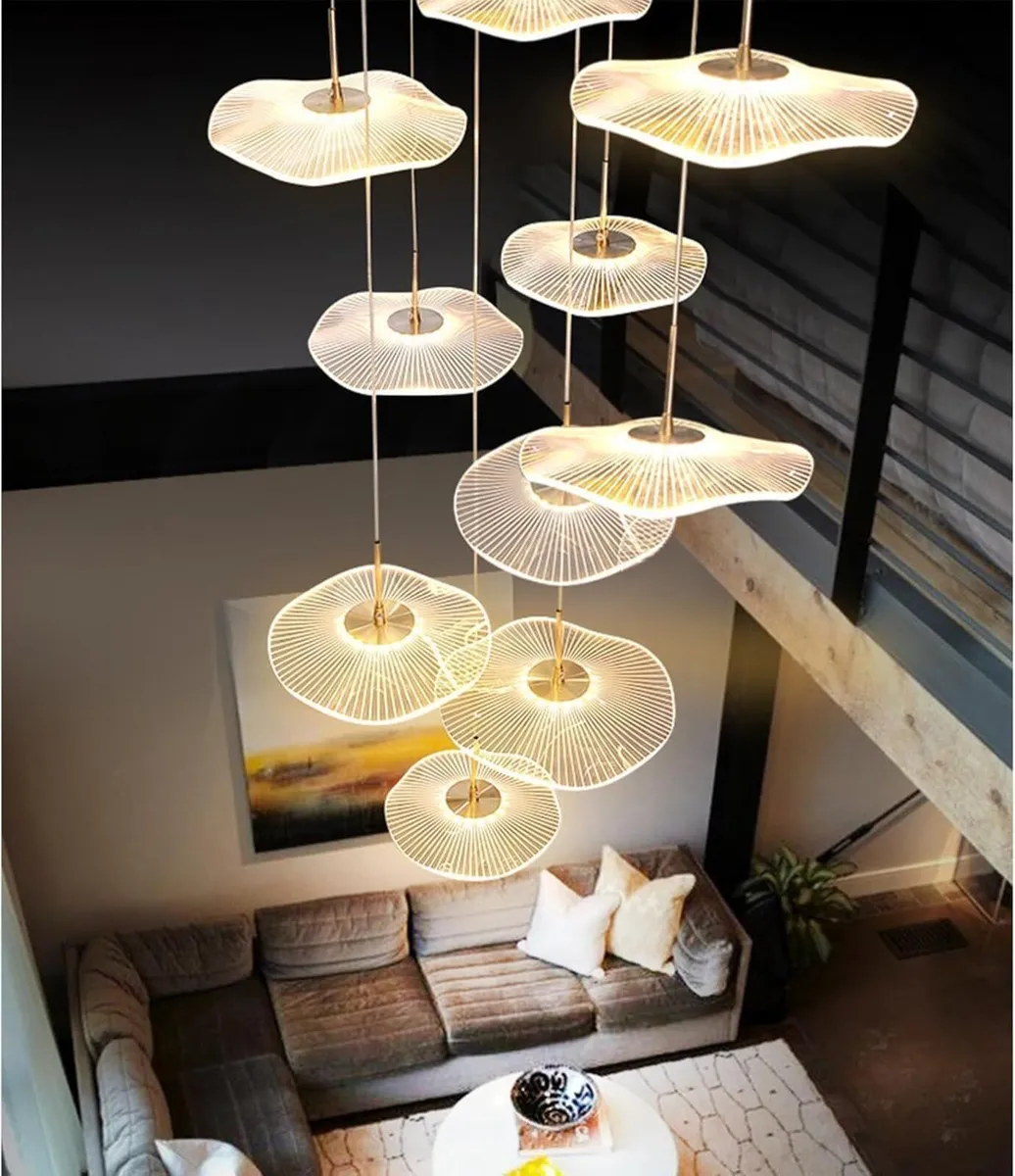 Extra Long Stairwell Chandelier Large Multi-Tier - Image 1
