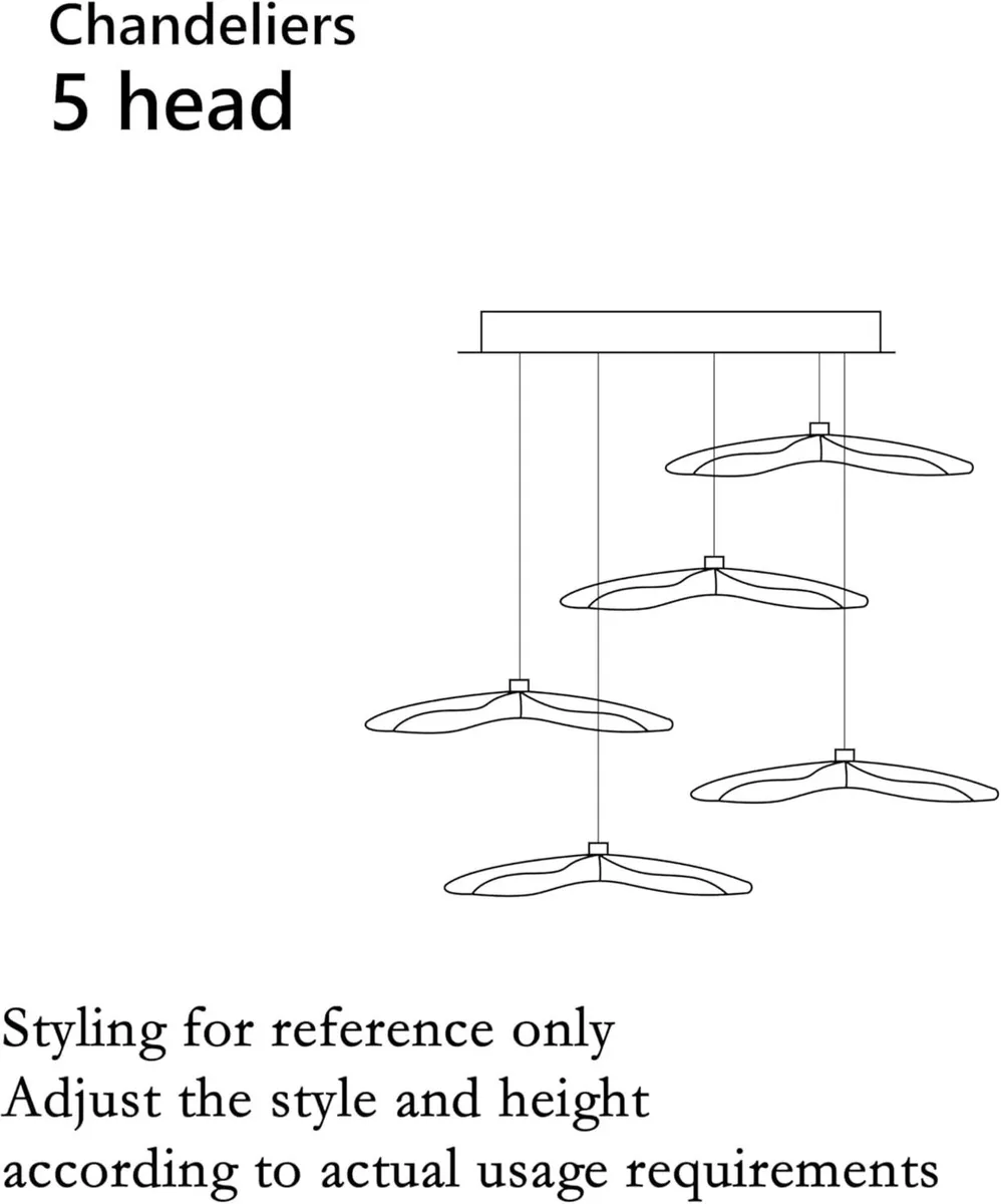 Extra Long Stairwell Chandelier Large Multi-Tier - Image 2