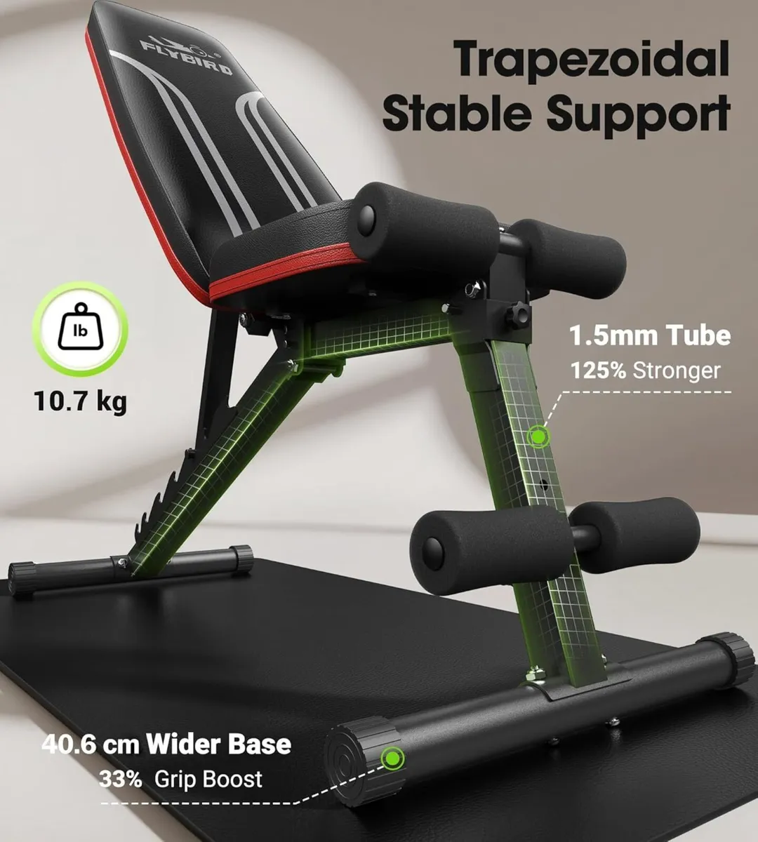 Adjustable Bench 318KG Weight Capacity Utility - Image 4