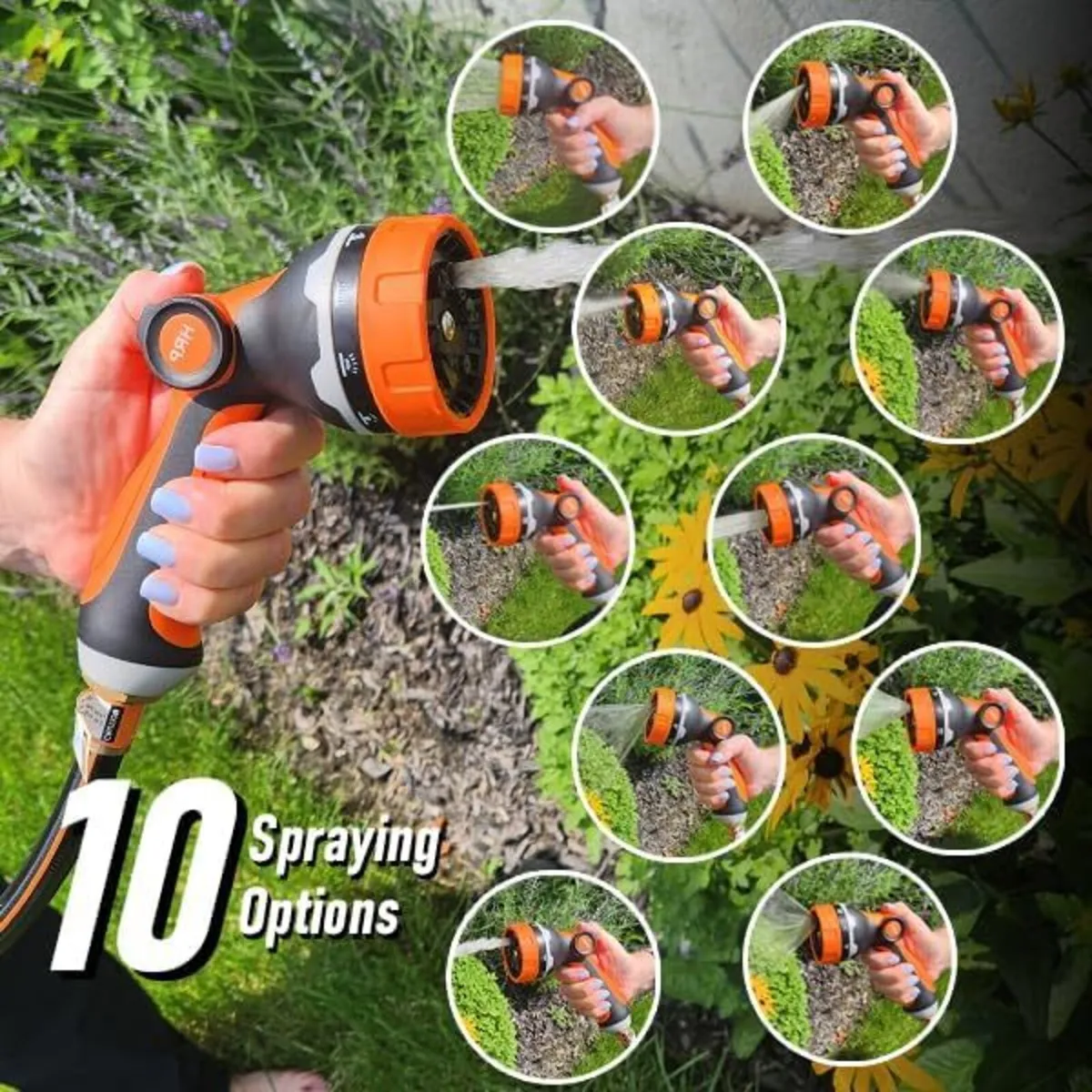 Retractable Garden Hose Reel 30m Wall-Mounted - Image 3