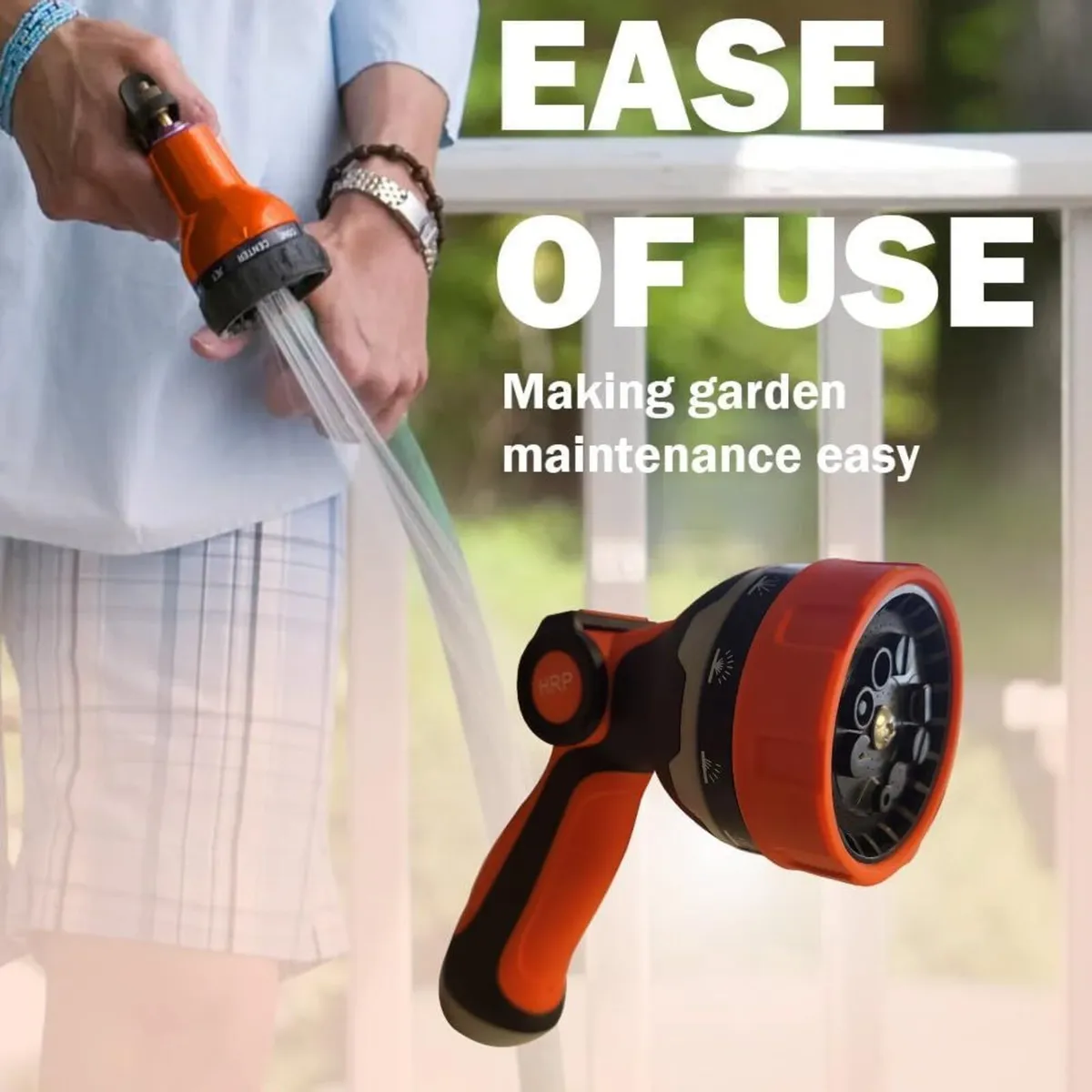 Retractable Garden Hose Reel 30m Wall-Mounted - Image 4