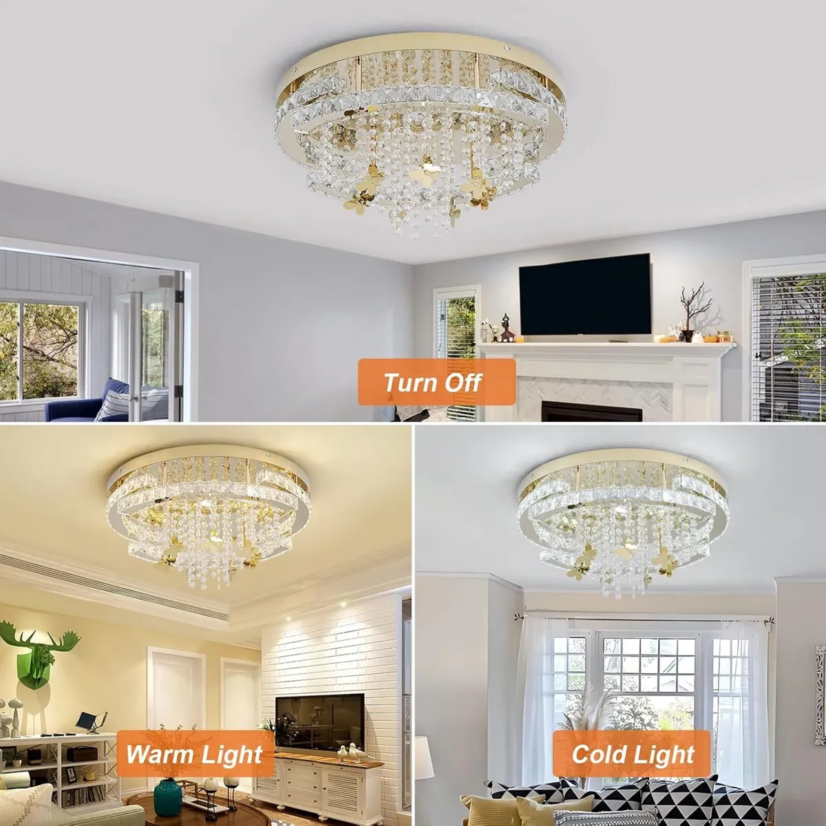 Crystal Chandeliers Ceiling Light for Living - Image 4