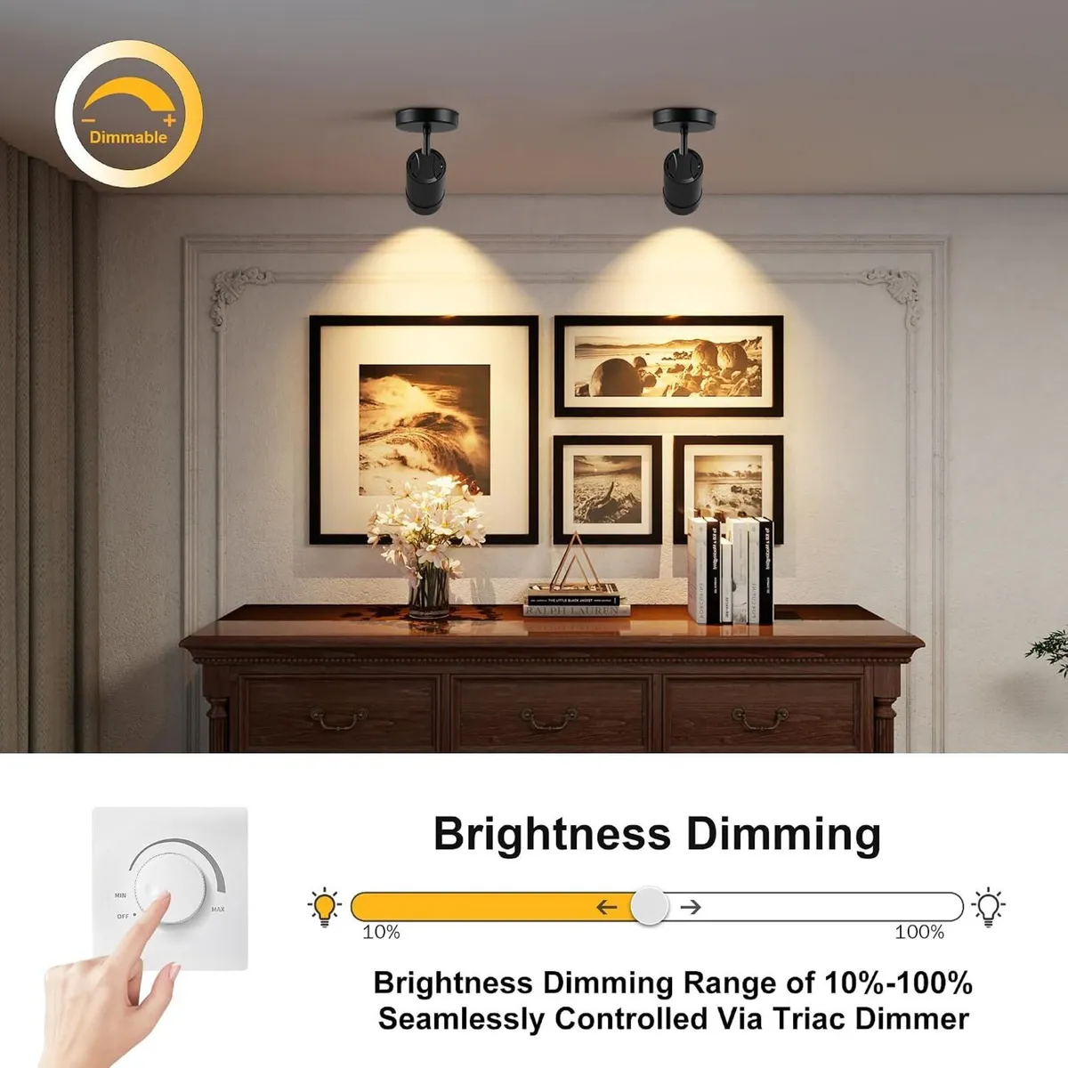 Ceiling Spotlight Directional Surface Single Spot - Image 4