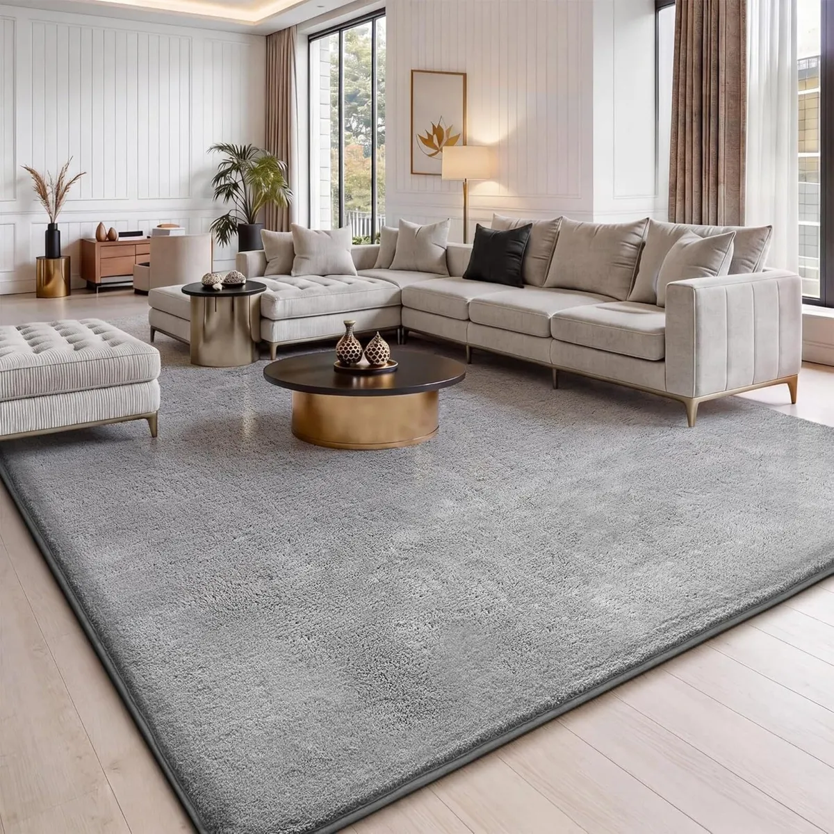 Fluffy Rugs Living Room Soft Shaggy Carpet - Image 1