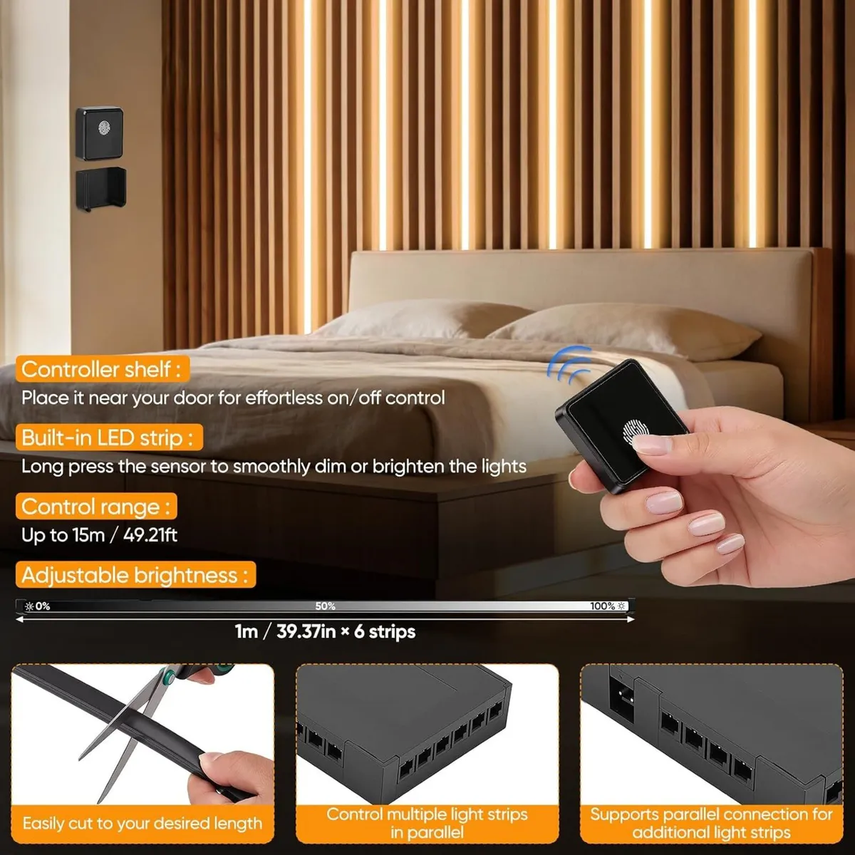 LED Strip Lights for Acoustic Wall Panels 6 - Image 2