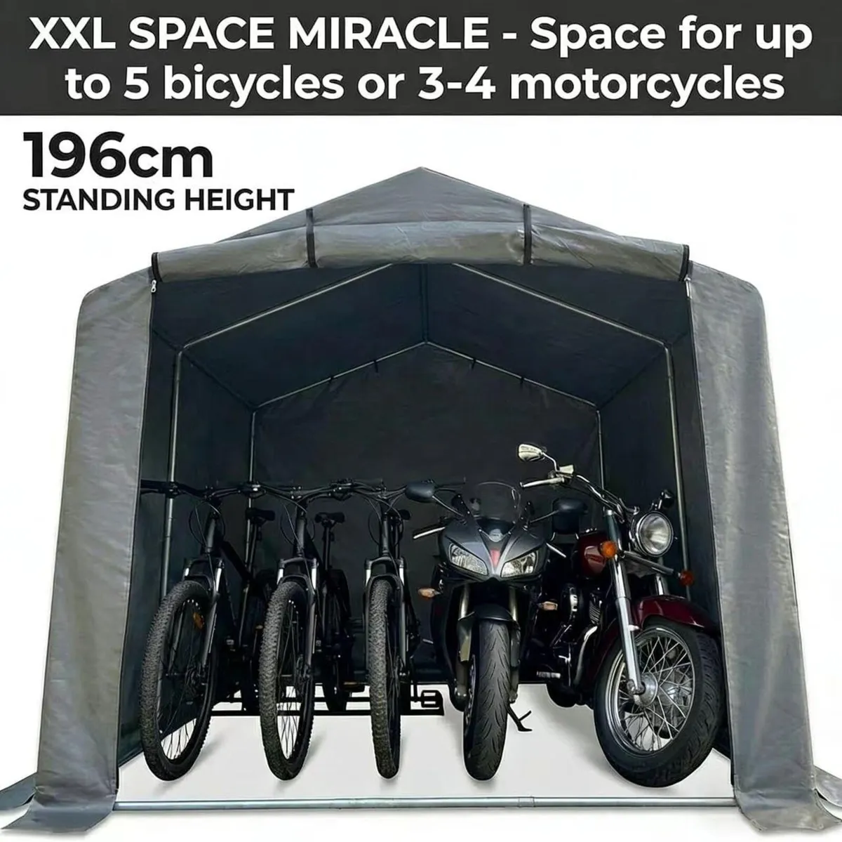 Bike Shed: Outdoor Garden Bicycle Storage Tent - Image 2