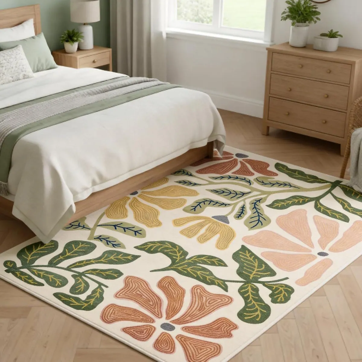 Rugs Living Room Washable Non Slip Area - Image 2