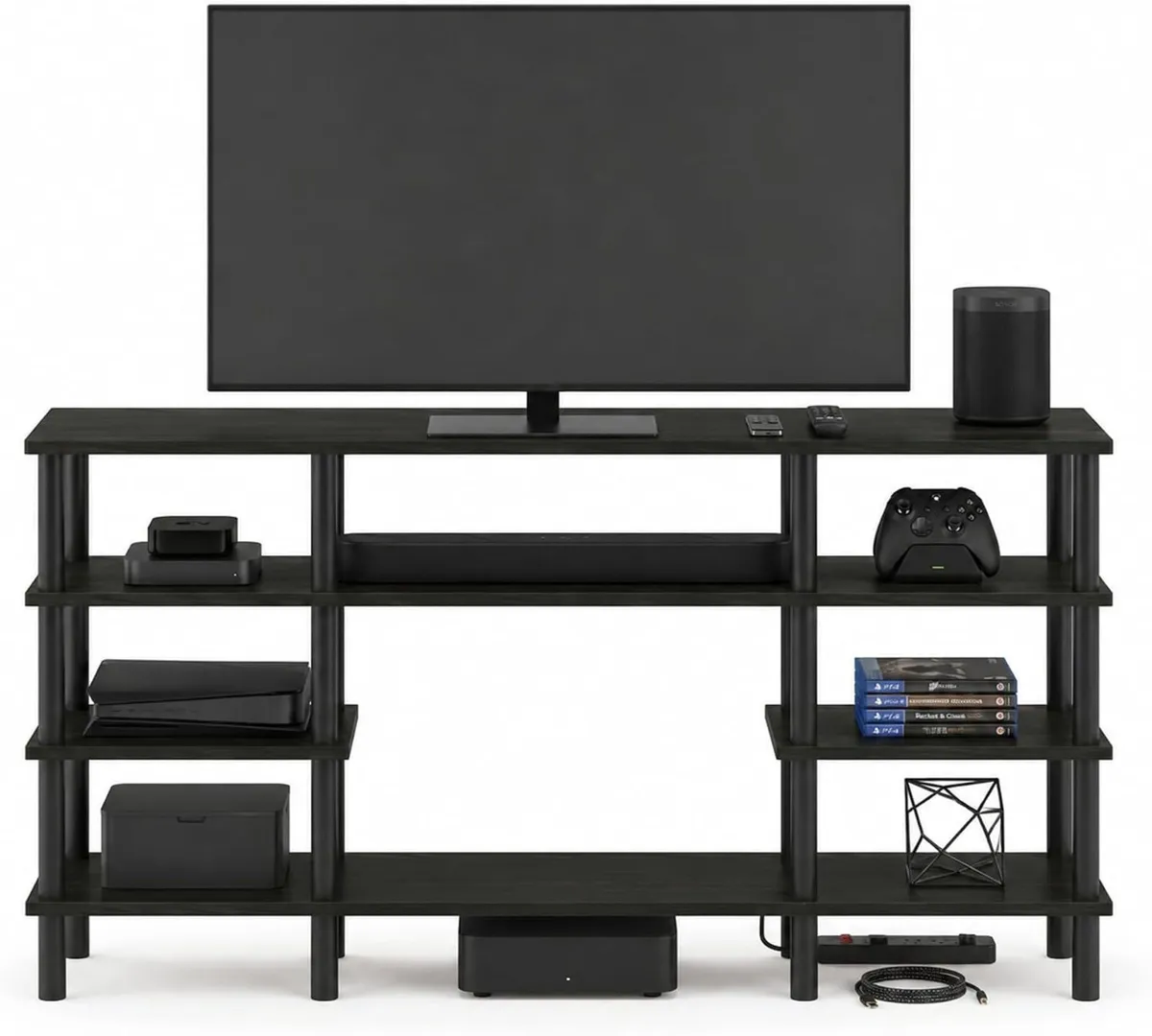 TV Stand 4-Tier Multipurpose Wide Shelf - Image 4