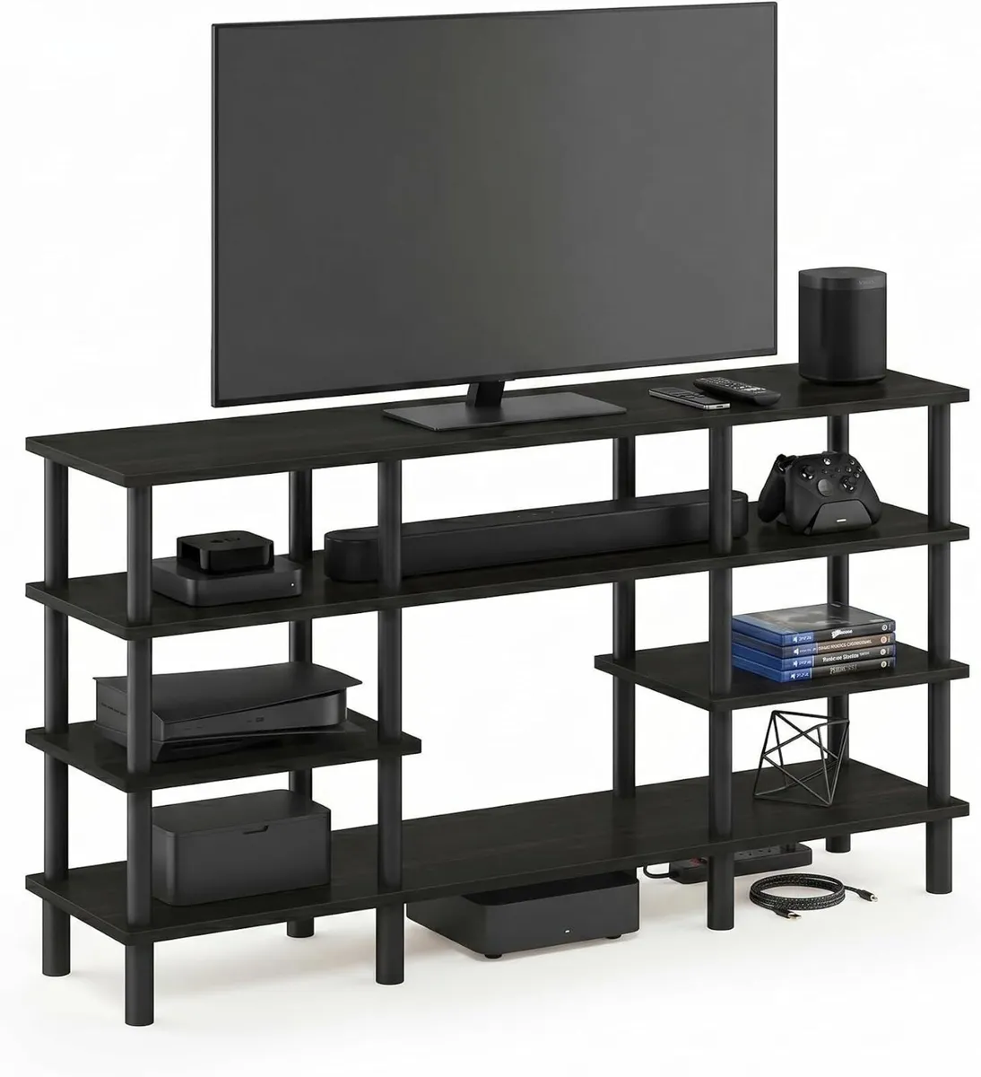 TV Stand 4-Tier Multipurpose Wide Shelf - Image 1