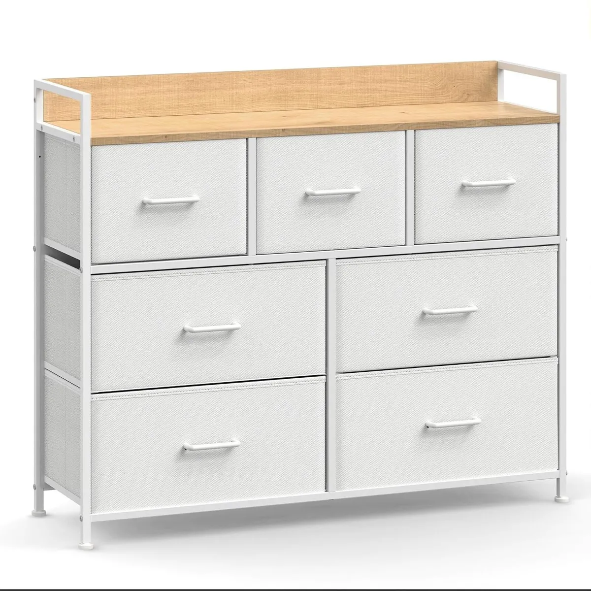Chest of Drawers Bedroom Cabinet 7 Fabric - Image 3