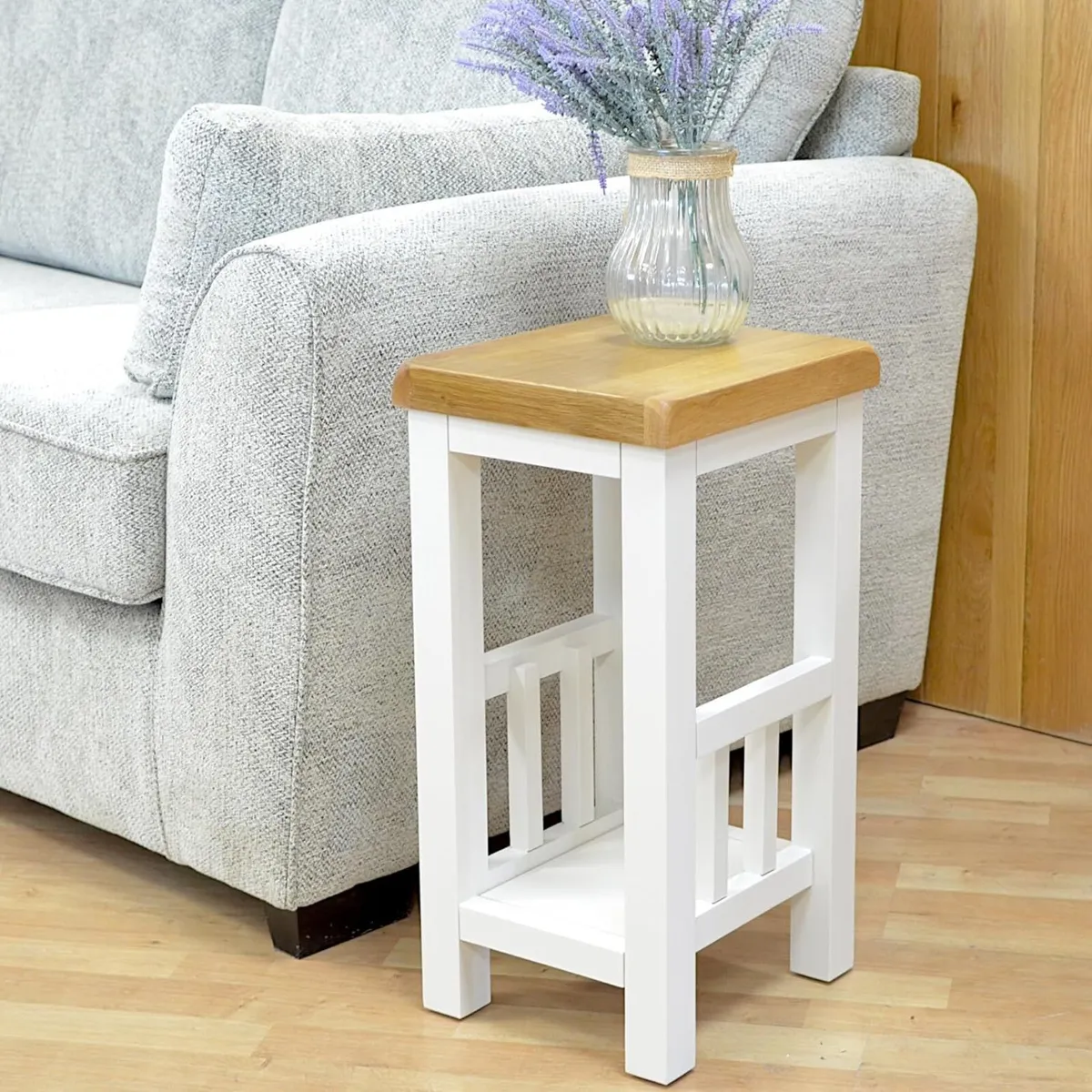 Grofurniture Snow Side Table Painted End - Image 1