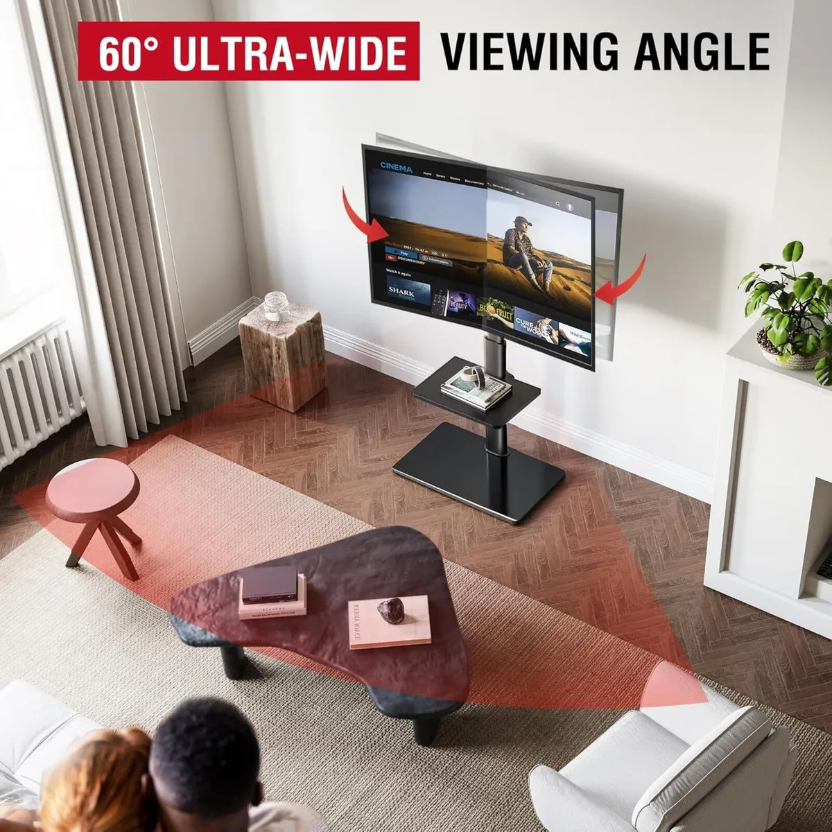 TV Stand Floor for 32-70 Inch Tvs Up - Image 4