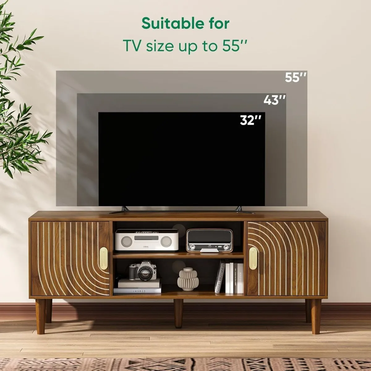 43" TV Stand for Tvs Up to 55 - Image 4